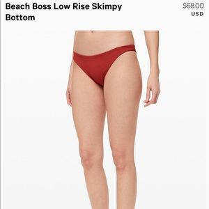 beach boss low rise lululemon bikini bottom